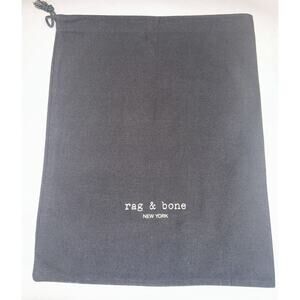 rag & bone New York shoe/ purse drawstring dust bag/ travel 13” x 15.5”.